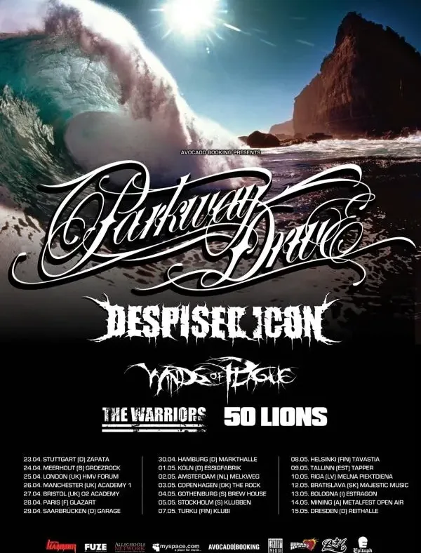 SNM #29: Parkway Drive + Despised Icon + Winds Of Plague + The Warriors + 50 Lions
