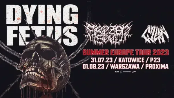 Dying Fetus + Frozen Soul + Czerń @ Proxima, Warsaw, Poland [01.08.2023]
