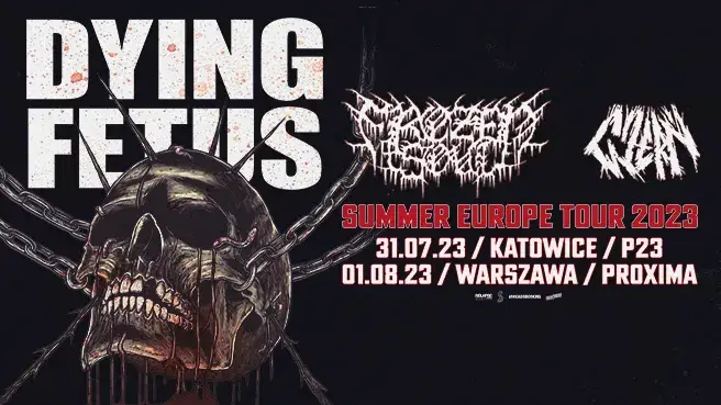 Dying Fetus + Frozen Soul + Czerń @ Proxima, Warsaw, Poland [01.08.2023]