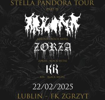 Arkona + Zorza + Kir @ Zgrzyt, Lublin, PL [22.02.2025]